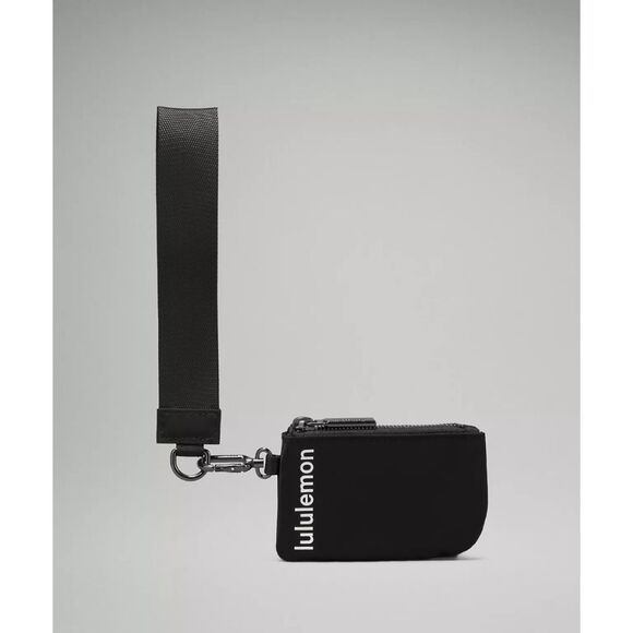 Brand New Lululemon Dual Pouch Wristlet - Black - Picture 2 of 5